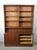 Danish Modern Two Piece Shelving Unit With Adjustable Shelves and Sliding Door Cabinets For Sale - Image 16 of 17