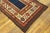 Late 19th Century 1880s Blue Geometric Tribal Antique Caucasian Talish Rug 3'4" X 7'2" Handknotted Wool Carpet For Sale - Image 5 of 5