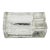 Vintage Italian Glass Block Ashtray or Trinket Dish For Sale