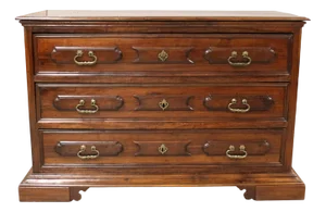 Antique Italian Cantarano Chest of Drawers in Walnut