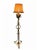 Gold Napoleon III Floor Lamp in Brass For Sale - Image 8 of 8