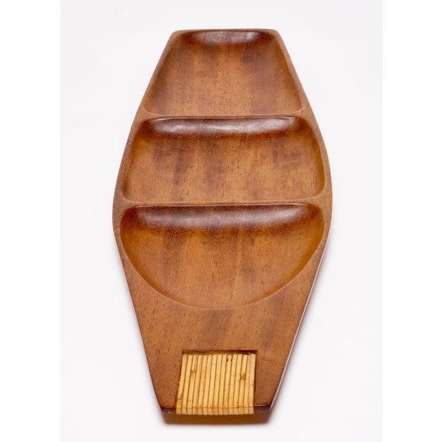 Arthur Umanoff 1960s Mid Century Modern Taverneau Collection Divided Tray by Arthur Umanoff For Sale - Image 4 of 10