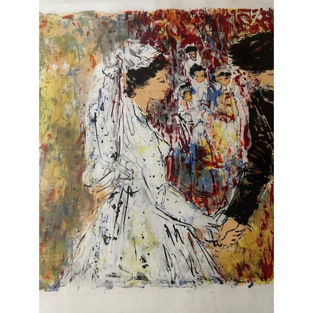 Bertoldot Taubert, Jewish Wedding, Litho Judaica, 1960s, Paper For Sale - Image 13 of 18