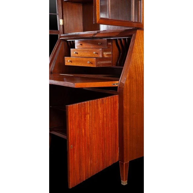 Mid-Century Trumeau Bookcase or Cabinet by Paolo Buffa, 1940 For Sale - Image 12 of 18