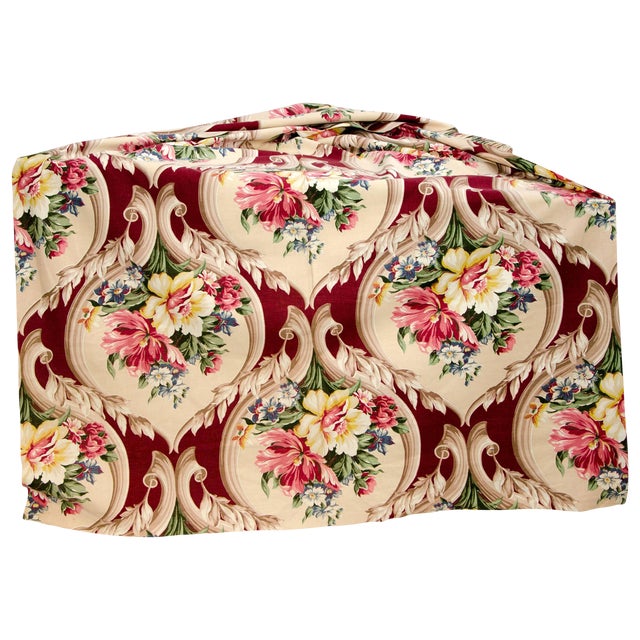 Vintage Upholstery or Drapery Fabric, Floral Pattern 10 Yards Chairish