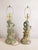 Mid 20th Century Deer Ceramic Lamps With Majolica Style Glaze - a Pair For Sale - Image 9 of 17