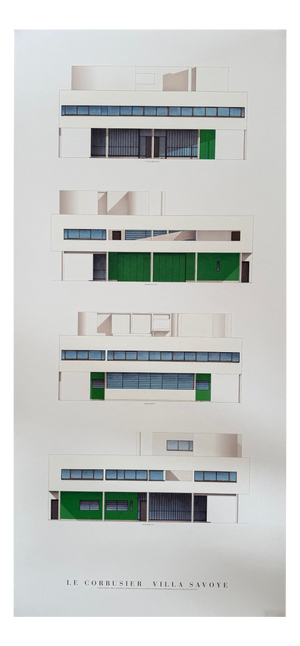 Le Corbusier, Villa Savoye, Print