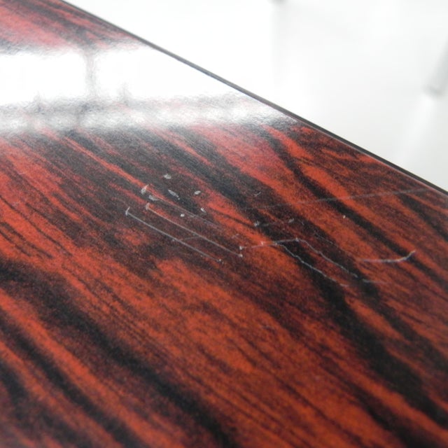 Coffee Tables with Wood Print, 1950s, Set of 2 For Sale - Image 15 of 18