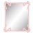 Fleur Home Carnival St. Roch Rectangle Mirror in Authentic Pink, 36x48 For Sale