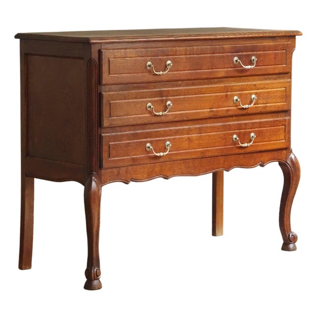 Small Antique French Louis XV Style Chest of Drawers For Sale