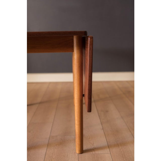 Vintage Danish Teak Drop Leaf Extension Dining Table by Borge Mogensen For Sale In Monterey, CA - Image 6 of 18