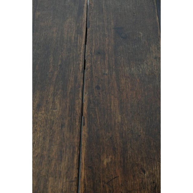 Antique English Oak Gateleg Table, 18th Century For Sale - Image 11 of 18