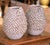 This sculptural pair of contemporary French ceramic vases was crafted circa 2010 and reflects the refined organic...