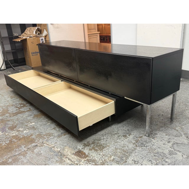 Black BoConcept Volani Two Piece Media Console + Wall Mounts For Sale - Image 8 of 12