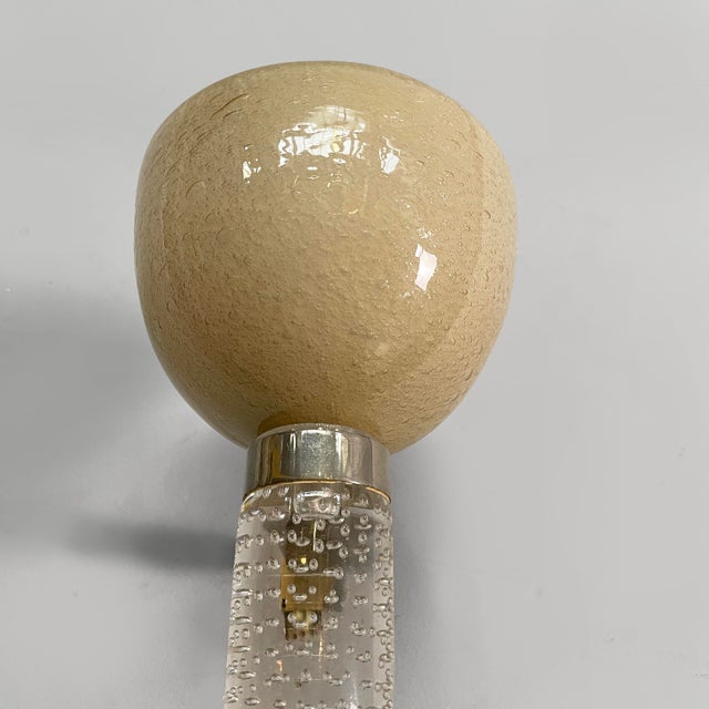 Mid-Century Modern Italian Wall Lamp in Metal and Murano Glass by Archimede Seguso for Seguso Vetri dArte, 1950s For Sale - Image 10 of 17