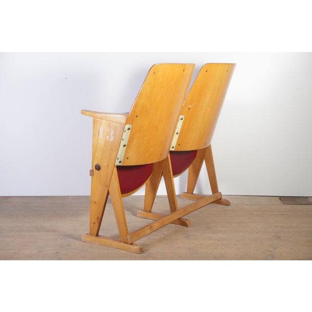 Vintage Cinema Bench from Ton, 1960s For Sale - Image 4 of 7