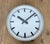 Grey Industrial Factory Wall Clock from Siemens, 1970s For Sale - Image 9 of 17