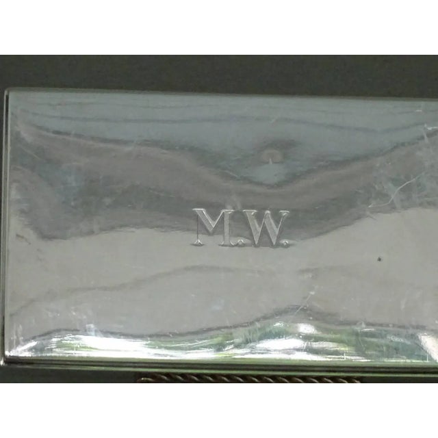 Tiffany & Co. Sterling Silver Cigarette Box For Sale In New York - Image 6 of 10