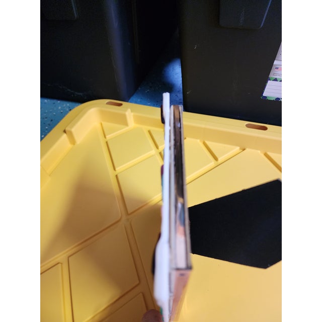 1995 Christine McEwan Verre Visage Handcrafted Fused Glass 5x7 Picture Frame For Sale - Image 16 of 18