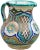 Early 20th Century Polychrome Andalusian Ceramic Pitcher For Sale In New York - Image 6 of 12