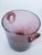 Mid-Century Modern Vintage La Verrerie De Biot French Amethyst Bubbled Blown Glass Ice Bucket, 1980s For Sale - Image 3 of 8
