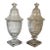 Antique 19th Century English Regency Anglo Irish Cut Crystal Urns or Covered Vases - A Pair For Sale