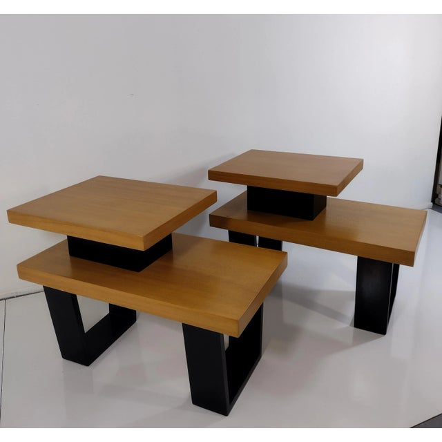 1950s Vintage Step End Tables - a Pair For Sale - Image 11 of 13