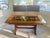 Sienna 1930s VintArt De Burl Wood Lift Table Hand Crank Expander For Sale - Image 8 of 8