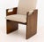 Lane "Pueblo" Grey Boucle Upholstered Walnut Dining Chairs, 6 For Sale - Image 13 of 17