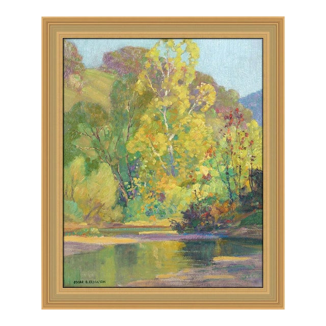 Mid 20th Century Streamside Symphony, Oscar Erickson For Sale