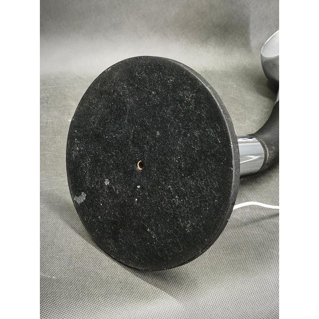Black Elbow Table Lamp by E. Bellini for Targetti Sankey, Italy, 1970s For Sale - Image 8 of 11