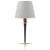 Mid-Century Brass and Metal Table Lamp in the Style of J.T. Kalmar For Sale