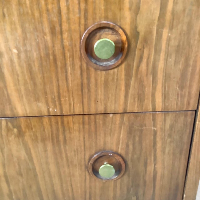 American of Martinsville Harlequin Diamond Front Highboy Dresser For Sale - Image 17 of 17