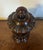 Antique 19th Century English Regency Carved Treen Mahogany Urn For Sale - Image 11 of 12