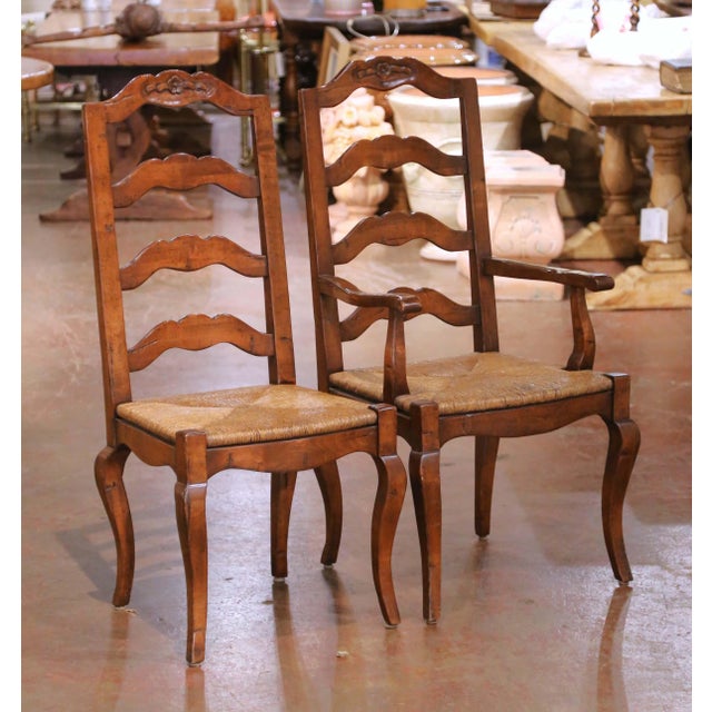 Late 20th C. Guy Chaddock & Co. Clarence Collection Walnut Dining Set For Sale - Image 12 of 16