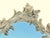 Rococo Vintage Carolina Mirror, Cream Oval Floral & Leaf Wall Mirror With Gold Highlights For Sale - Image 3 of 14