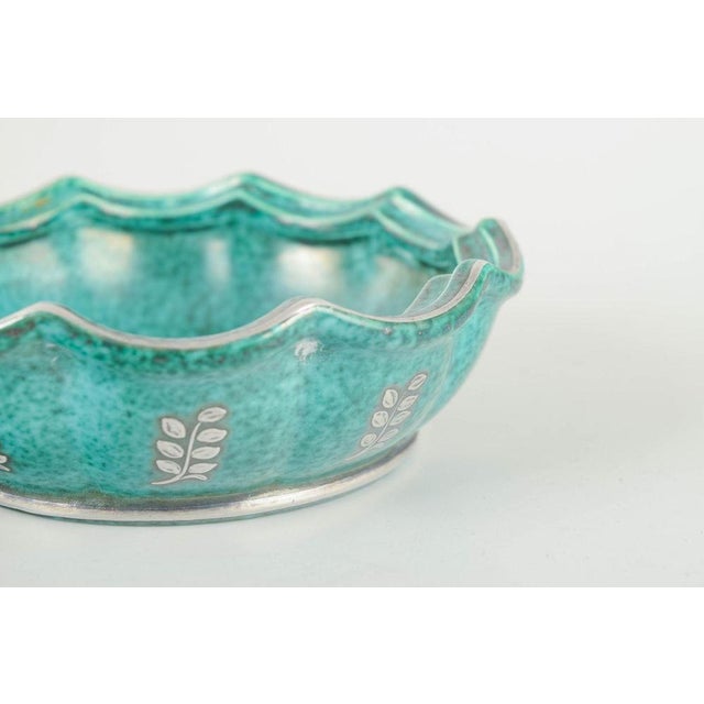 Art Deco Argenta Series Bowl by Wilhelm Kåge for Gustavsberg, 1940s For Sale - Image 3 of 5