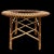 Rattan and Marble Sun Table, 1950s For Sale - Image 9 of 10