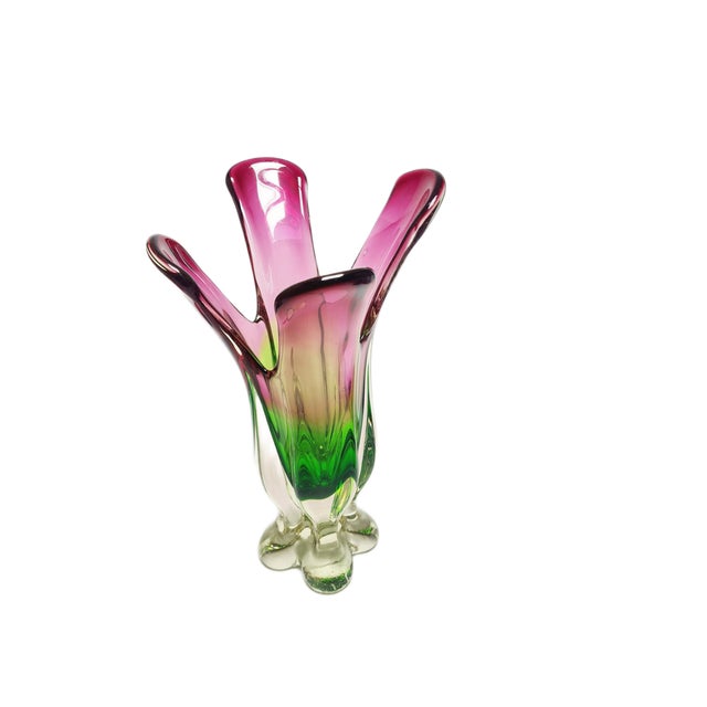 Vase by J. Hospodka for Chribska Glassworks, Former Czechoslovakia, 1960s For Sale - Image 15 of 18