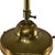 Very Large Art Deco Height Adjustable Pendant Lamp with Opaline Glass and Brass Framework For Sale - Image 5 of 10