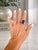 Italian 14k Gold Emerald-Cut Amethyst & Diamond Cocktail Ring, Circa 1980, Size 7.25 For Sale - Image 10 of 14