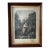 19th Century Gilt Walnut Frame & With C. 1872 Etching For Sale