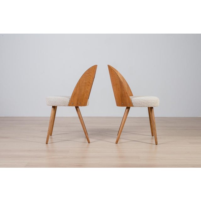 Walnut Dining Set by Antonín Šuman, 1960s, Set of 5 For Sale - Image 11 of 15
