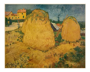 1947 After Vincent Van Gogh "The Millstones in Provence", First Edition Parisian Print