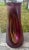 Circa 1900 Bohemian Josef Rindskopf Art Nouveau Iridescent Ruby Red Glass Striated Twist Vase For Sale - Image 4 of 11