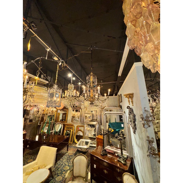 Traditional 18th Century Italian Giltwood and Crystal Chandelier For Sale - Image 3 of 7