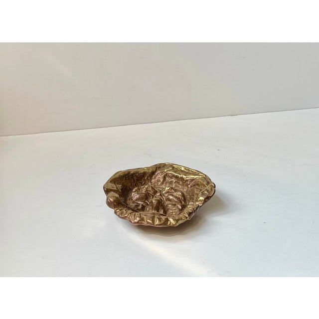 Gold Miner Mike Keeler the Man and the Sea Ashtray in Brass, 1967 For Sale - Image 8 of 10