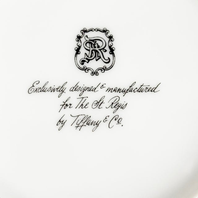 1990s St. Regis Hotel Demitasse Cup and Saucer Set by Tiffany & Co. For Sale - Image 13 of 14