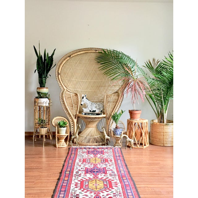 Boho Wicker Peacock Chair Chairish