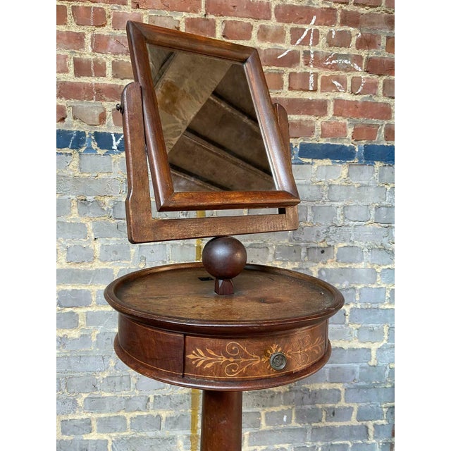 Antique Barber Mirror Stand For Sale - Image 4 of 12